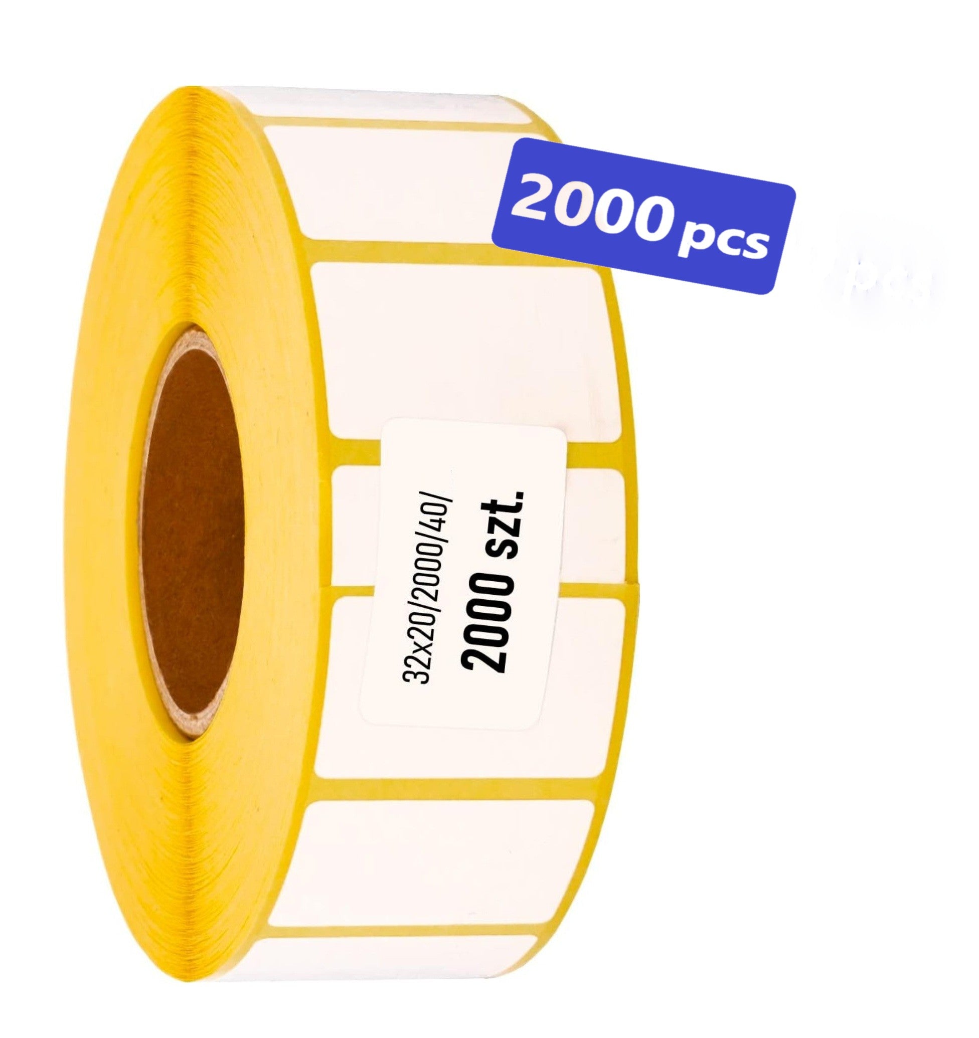 Etykiety Termiczne 32x20mm 2000 Sztuk fi40 25