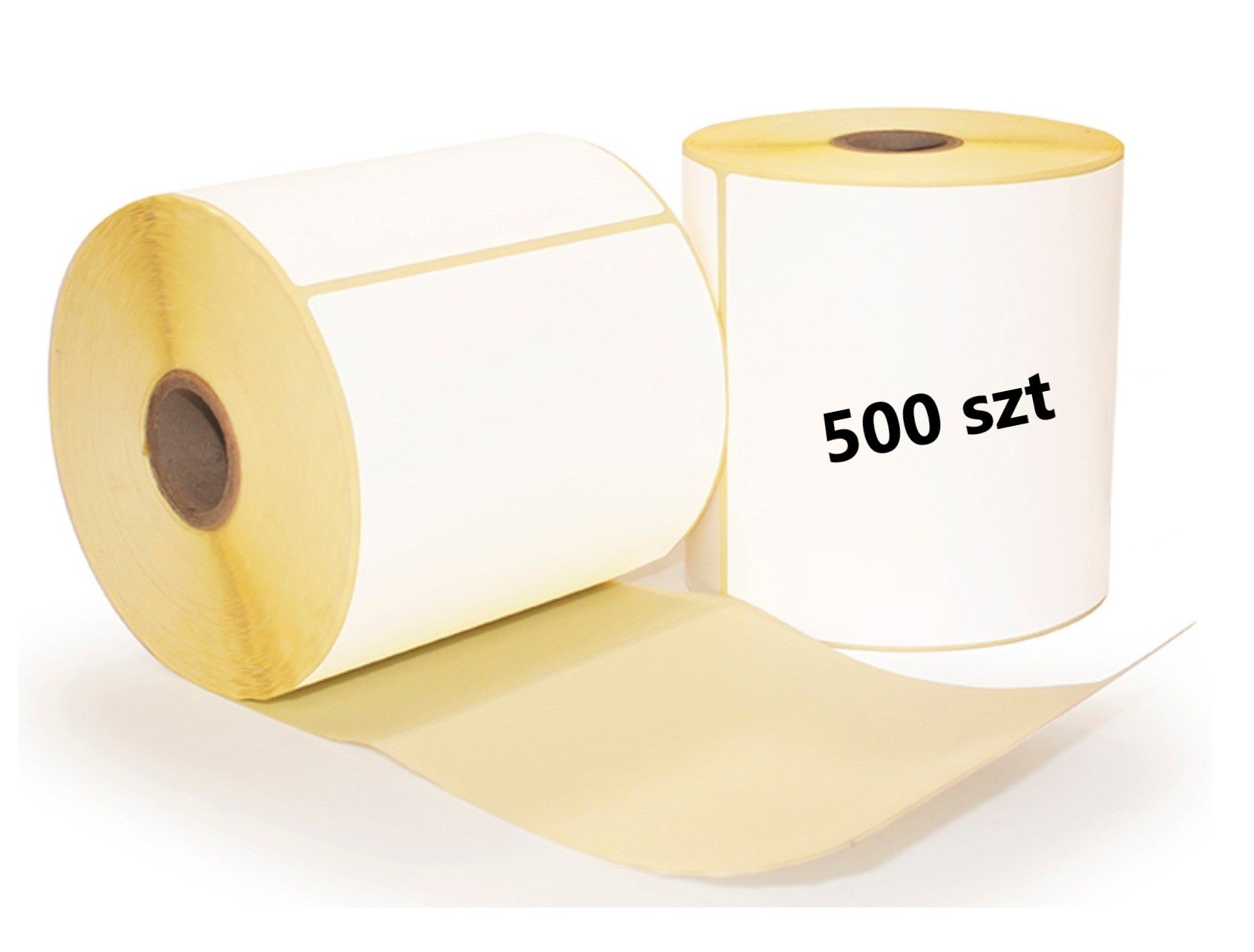 Etykiety Termiczne 100x150mm Perforacja 500 Sztuk fi 25