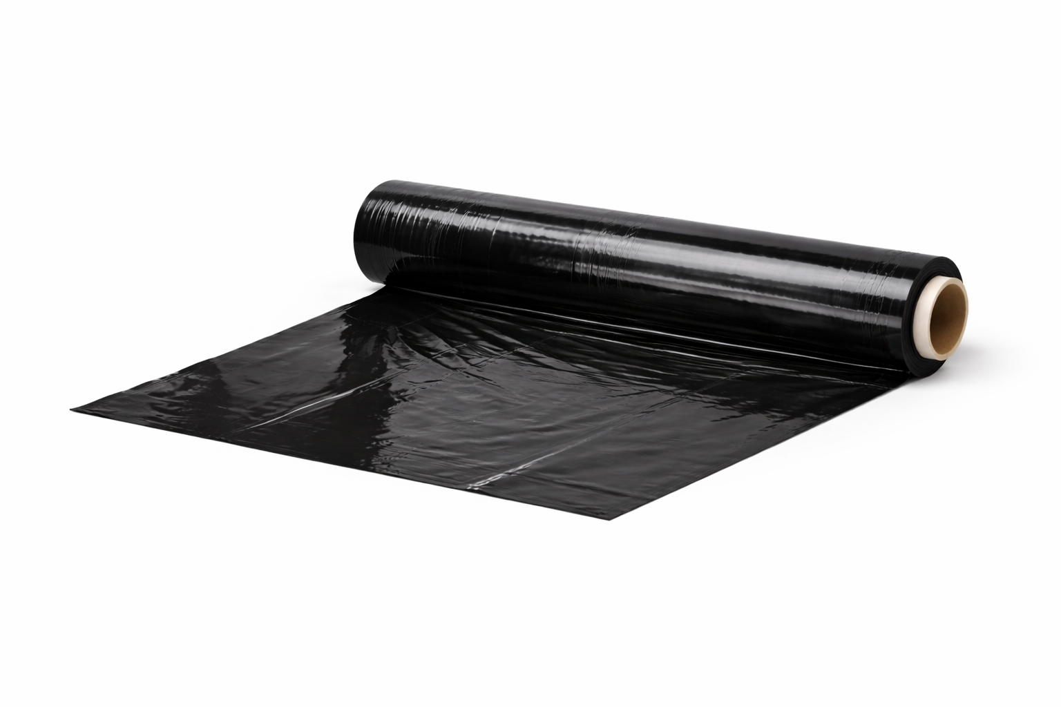 Folia strech 50cm 3kg brutto (2,7 netto) czarna 23 mic