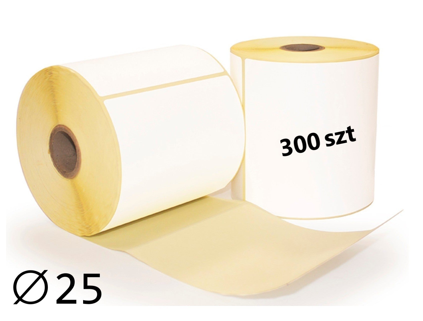 Etykiety Termiczne 100x150mm Perforacja 300 Sztuk fi 25 - www.gopak.pl