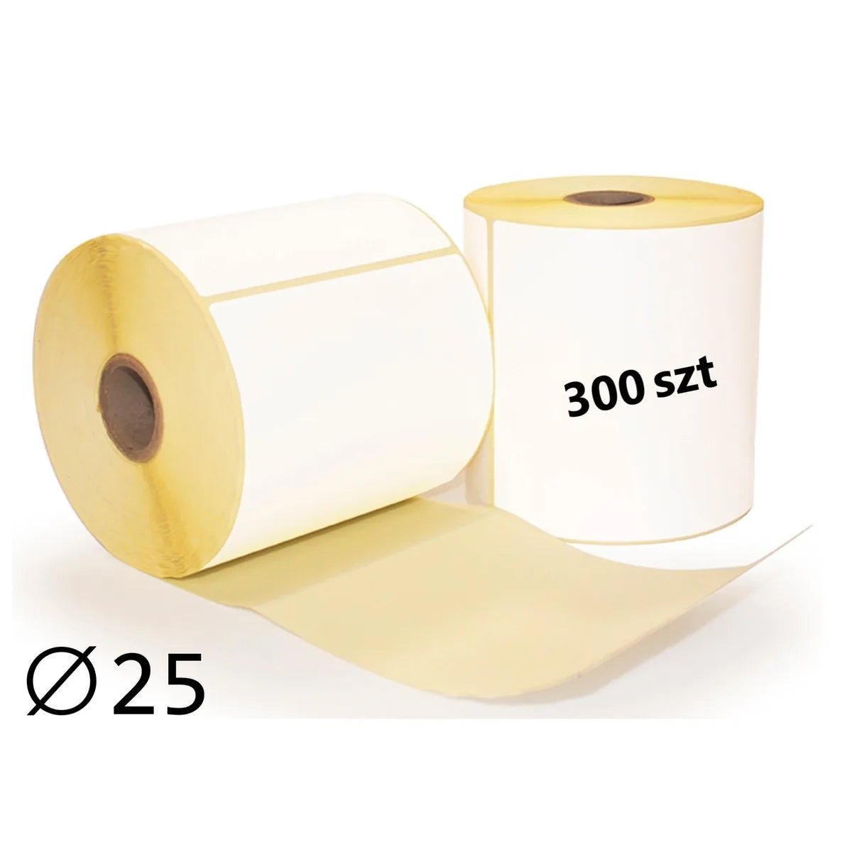 Etykiety Termiczne 100x150mm Perforacja 300 Sztuk fi 25 - www.gopak.pl