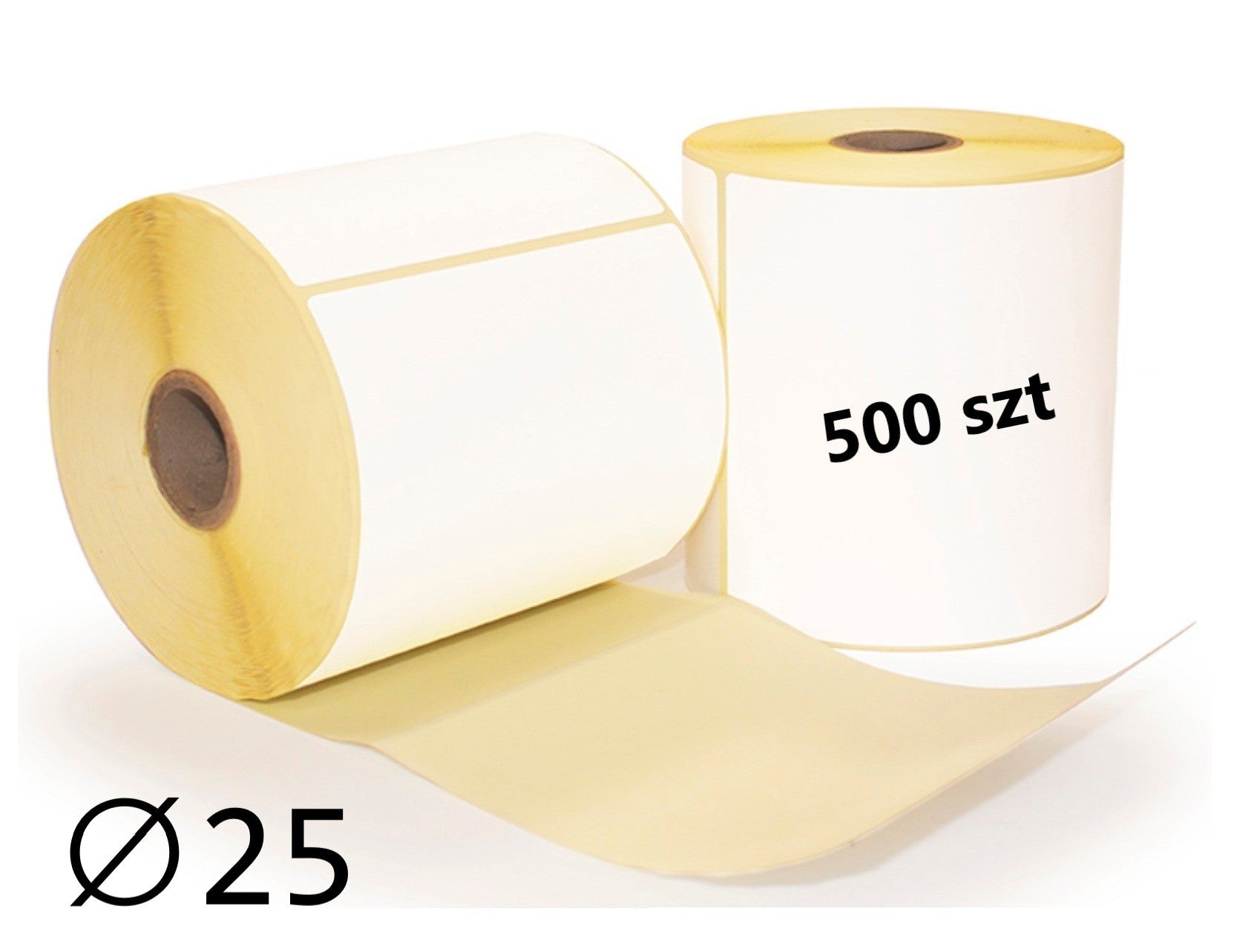 Etykiety Termiczne 100x150mm Perforacja 500 Sztuk fi 25 - www.gopak.pl