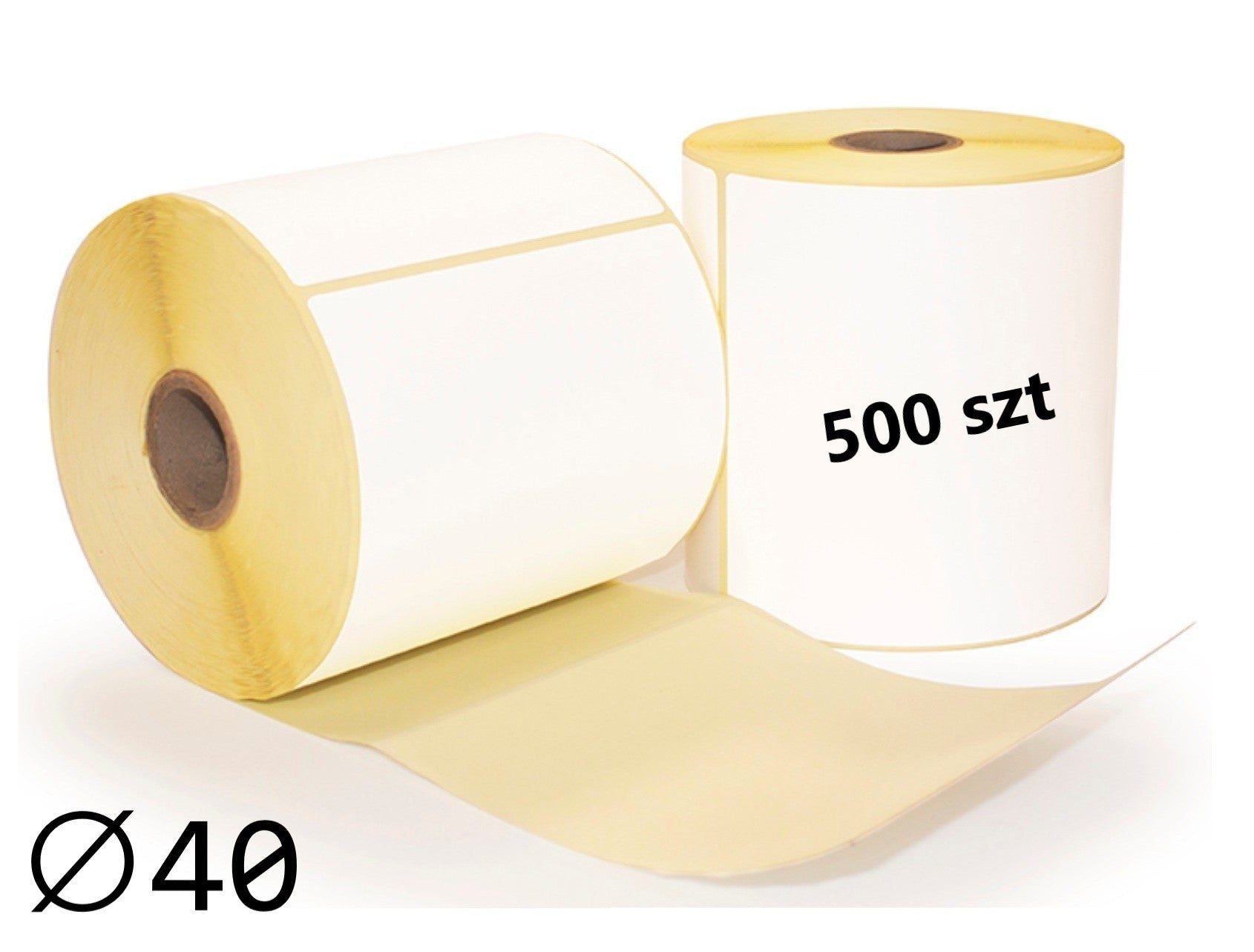 Etykiety Termiczne 100x150mm Perforacja 500 Sztuk fi 40 - www.gopak.pl