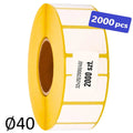 Etykiety Termiczne 32x20mm 2000 Sztuk fi40 - www.gopak.pl